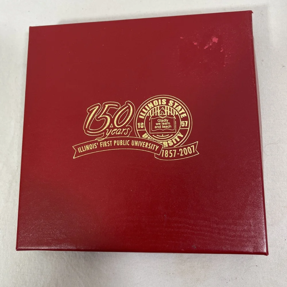 NIB Illinois State 150th Commerative Ornament Sesquiscentennial Fred Mills RARE